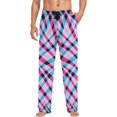thumbnail image 4 of FREEAMG Men's Pajama Pants with Pockets Sleepwear Lounge Pants Stretch Casual Abstract Zebra Ornamental Pattern 11, 4 of 7