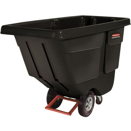 Rubbermaid Commercial Utility Duty Tilt Truck 33-1/2"x72-1/5"x43-4/5" Black 131400BK