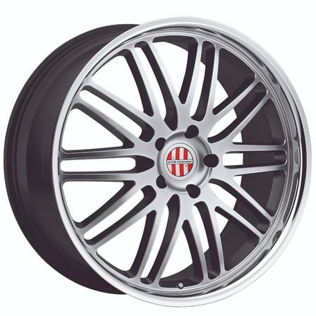 Victor Equipment Lemans 18X11 5X130 36Et 71.5Cb Hyper Silver W/ Mirror Cut Lip Wheel