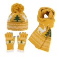 thumbnail image 1 of Women's Winter Knitted Hat with Ear Warm Wool Blend European Style Christmas Accessory for Cold Weather, 1 of 9