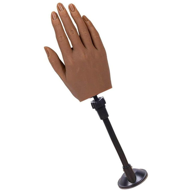 Silicone Practice Hand for Acrylic Nails Movable Flexible Fake hand nails supplies fake Hand Style 4