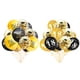 thumbnail image 1 of Globos dorados y negros para mujeres y hombres, decoración de fiesta de feliz cumpleaños para aniversario, suministros para interiores y exteriores, 1 of 5