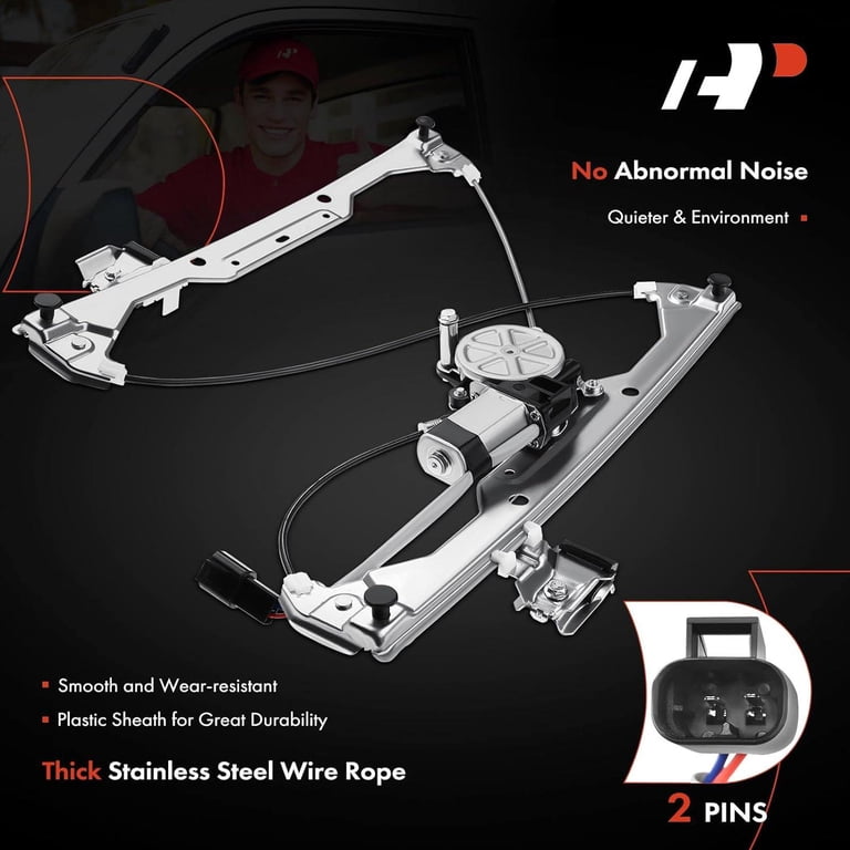 Power Window Regulator With Motor - Rear Left For Chevrolet HHR Wagon 2006-2011