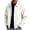 White C, variant on Stamzod Jackets for Men Casual Business Work Corduroy Bomber Jacket Long Sleeve Fall Coat with Pockets Beige XXL