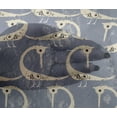 thumbnail image 5 of oneOone Viscose Chiffon Dusty Blue Fabric Abstract Bird Diy Clothing Quilting Fabric Print Fabric By Yard 42 Inch Wide-CA, 5 of 6
