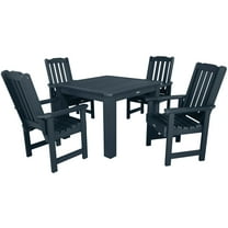 Highwood's 42" x 42" Square 5-pc Lehigh Dining Set - Dining Height, Outdoor, Eco-friendly, Synthetic Wood