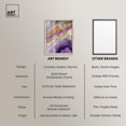 thumbnail image 6 of Gemstone Labyrinth II Shadowbox Print Amethyst Wall Art by Art Remedy, Blonde Frame, 36 x 45, 6 of 7