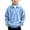 08-Light Blue, variant on Dnhxils Sweatshirts for Boys Quarter Zip Pullover Long Sleeve Shirt for Kids Waffle Knit Polo Teen Clothes