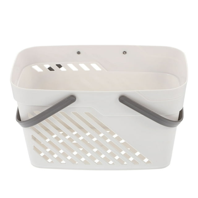 BESTYASH 1Ud Cesta Rectangular Organizadora Para En Material PP Color Claro Con Asa Portátil