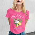 thumbnail image 2 of Likimi Womens T Shirt Crew Neck Short Sleeve Fruit Print Relaxed Fit Summer Elegant Tee Pink4 Size L, 2 of 4