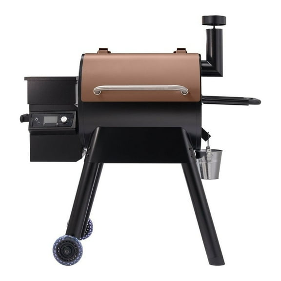 CAFORKP Electric Wood Pellet Grill, 575 Sq.in Smoker with Digital Control for Outdoor BBQ