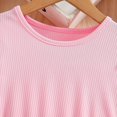 thumbnail image 6 of Goindgs Baby Girls Tutu Dress Dancing Toddler Cotton Layered Crew Neck short Sleeve Tutu Dress Tulle Dresses Princess Party Floral Girl's Summer Dress Z2-Pink 5-6 T, 6 of 6