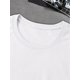 thumbnail image 4 of Summer Round Neck Short Sleeve T-shirt with Print Tee For Adult, Men, Women, Teen, Teenager, Adolescent, Youth., 4 of 6