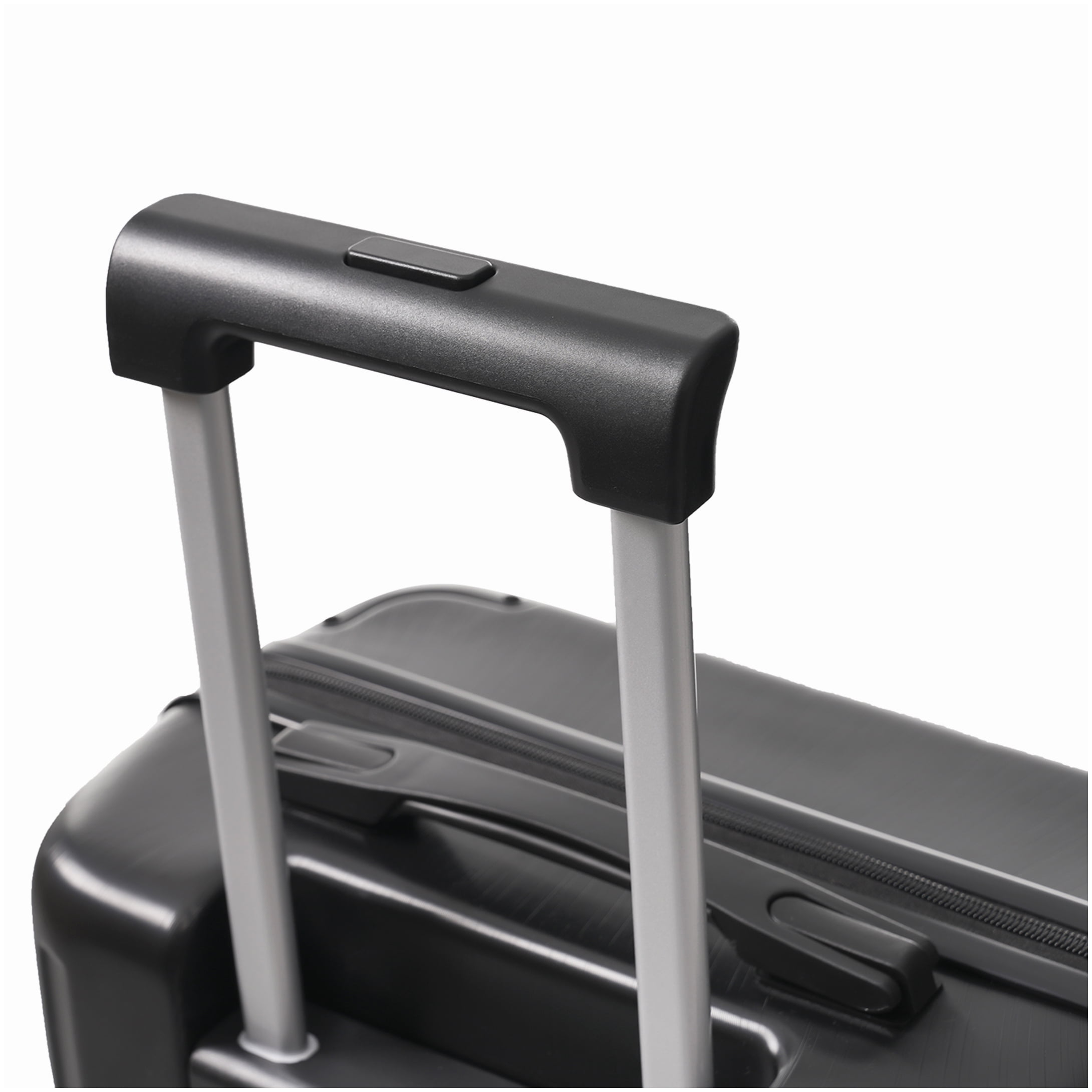 MANGIJOY TSA Lock Carry On Luggage 20 Inch, Expandable ABS Hardshell Suitcase with 8 Spinner Wheels, Lightweight Travel Bag with Packing Cubes, Black