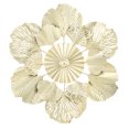 thumbnail image 1 of Aplique de pared con espejo en forma de flor de albaricoque, arte de hierro para una decoración elegante de entrada, 43,3 x 43,5 x 3 cm, elegancia escandinava, 1 of 8