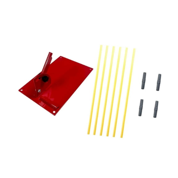 Luwecf Golf Alignment Stick Holder Set Golf Golfing Accessory Mat Practice Golf