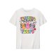 thumbnail image 2 of Women's Easter "Teaching My Favorite Peeps" Graphic T-Shirt - Short Sleeve Crew Neck Casual Top with Colorful Bunny Design, Perfect for Spring & Summer, Casual Summer Tee | Casual Crew Neck | Nontran, 2 of 6