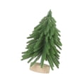 thumbnail image 3 of Tabletop Mini Christmas Tree Flocked Christmas Tree Miniature Tree Ornament Artificial Christmas Tree for Shelf Fireplace without Snow Size M, 3 of 8