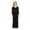 Black, variant on PINQI 2-10 Years Kids Toddler Girls Dress Above Knee Dress Long Sleeve Solid Long Dress Princess Dress Winter Long Sleeve Princess Pageant Dress(Wine,7-8 Years)