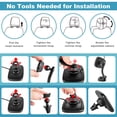 thumbnail image 5 of Shybaby 1080P Baby Car Mirror, 4.3 Baby Car Camera Monitor with 170° Wide View, HD Night Vision Function and Reusable Sucker Bracket, Safety Rear Facing Car Set Camera for Infants Kids Toddlers, 5 of 5