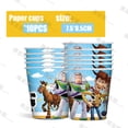 thumbnail image 5 of Artículos para fiestas de Toy Story, vajilla de cumpleaños de Bustlightyear, bandeja de papel, vaso de papel, mantel, bandera, decoración, traje | | 20 toallas de papel, 5 of 5