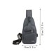 thumbnail image 3 of Xihbxyly Bolso de Hombro Moderno para Hombre, Elegante Bolso Bandolera de Negocios, Bolso de Pecho de Gran Capacidad, para Viajes Al Aire Libre, Diseño Moderno, Correa Ajustable, Ideal para Senderism, 3 of 5