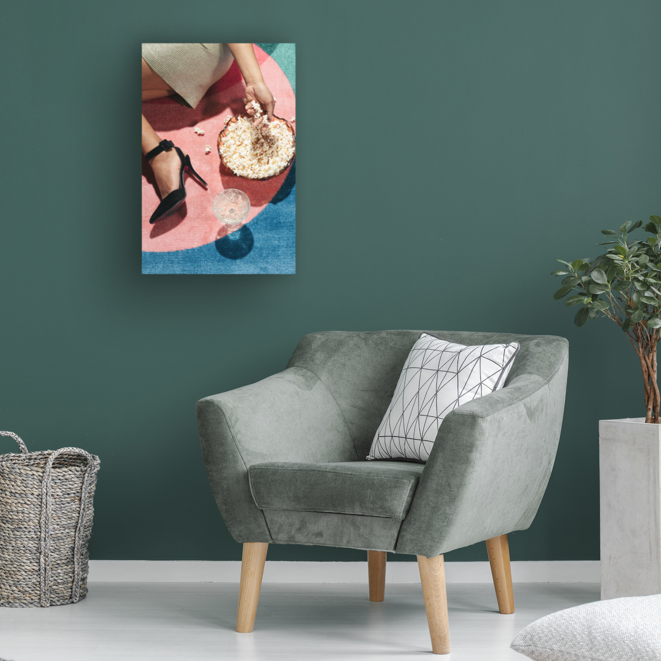 Trademark Fine Art Pictufy Studio Movie Night 01 Canvas Wall Art
