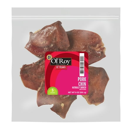Ol' Roy Pork Chin Naturally Smoked Chews for Dogs, 9 oz, 5