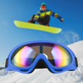 thumbnail image 1 of Gafas de esquí para deportes de nieve de invierno Gafas de protección ocular a prueba de viento Correa ajustable Azul shamjiam Gafas de snowboard de esquí, 1 of 9