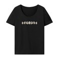 thumbnail image 1 of Camiseta para mujer con cuello redondo para mochileros, desplazamientos, regalo del día de San Valentín L, 1 of 7