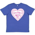 thumbnail image 3 of Inktastic Grandpa's Sweetie Pie with Pink Hearts Youth T-Shirt, 3 of 5