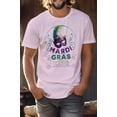 thumbnail image 2 of Mardi Gras King Unisex Graphic Tee T-Shirt, 2 of 4