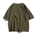 thumbnail image 4 of Rggeeun Men'S Tshirts Solid Color Short Sleeve Crew Neck Soft Breathable Loose Fit for Summer Party Delicate Shirts,Green,Xxxl, 4 of 5