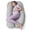 Light Grey, variant on QUEEN ROSE Pregnancy Pillows, U Shaped Full Body Pillow for Sleeping Support, 55 Inch Maternity Pillow for Pregnant Women with Removable Velvet Cover, Grey