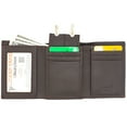 thumbnail image 5 of Men's Brown Leather Trifold Wallet with ID Window, Key Holder, and RFID Protection, 5 of 7