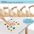 thumbnail image 3 of Yayeee 6 Pack Kitchen Dish Cloths Set for Washing Soft Drying Absorbent Microfiber Towels, White Flower, 3 of 9