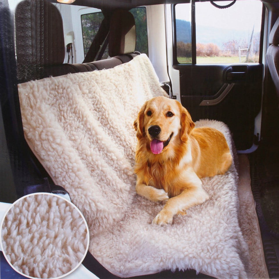 Comfy Fleece Car Seat Cover For Travel Dog & Pet - Dogs Seat Covers