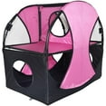 thumbnail image 5 of Pet Life ® 'Kitty-Play' Collapsible Travel Interactive Kitty Cat Tree Maze House Lounger Tunnel Lounge, 5 of 8