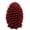 Brick Red, variant on Beeswax Pinecone Candle - Multiple Sizes  Colors