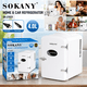 thumbnail image 4 of Mini Refrigerador Portátil 4 Litros Sokany Para Auto Y Hogar Blanco Enfría Y Calienta Termoeléctrico Compacto Con Adaptador AC DC Ideal Para Bebidas Alimentos Cosméticos Oficina Viajes, 4 of 6