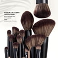 thumbnail image 2 of Juego de brochas de maquillaje Jessup T600, 7 piezas, doble cara, color melocotón, 2 of 8