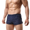 thumbnail image 6 of AYYUFE Fashion Star Dots Clover Print Boxers Underwear Men's Shorts Home Underpants, 6 of 8