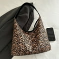 thumbnail image 6 of FENOHREFE Womens Autumn Shoulder Bag Large Capacity Armpit Bag Handbags All-matching Underarm Bag Leopards Print Commuting Bag, 6 of 8