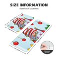thumbnail image 2 of Honeii Funny Christmas Gnome Print Kitchen Mat [2 PCS] for Floor, Waterproof Non-Slip Rugs, Kitchen Decor,Standing Mat for Floor,Office, Sink, Laundry, 2 of 6