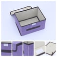 thumbnail image 2 of Unique Bargains 1 Pack Clothes Storage Bags Moving Bags Purple 14.2*9.1*9.4in, 2 of 7