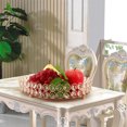 thumbnail image 2 of café plato de fruta de cristal plato de almacenamiento creativo de gama alta caja de dulces de Año Nuevo chino plato de aperitivos plato de fruta de lujo ligero 350*255*60mm, 2 of 2