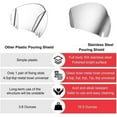 thumbnail image 3 of HUGFEGWE Pouring Chute Compatible with Stand Mixer,Stainless Steel Pouring Shield,Splash Guards for Mixer,Kitchen Aid Pouring Chute,Pour Shield Safety Mixer Stainless Steel Splatter AZ824-14044, 3 of 7