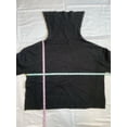 thumbnail image 2 of MSRP $70 Bar III Cropped Turtleneck Sweater Deep Black Size Large, 2 of 3
