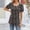 Grey, variant on Women's New Round Neck Floral Solid Color Top Over Short Sleeve Loose T Shirt Women's Top Womens Tops plus Long Sleeve Oversized Shirts for Women plus Size for Women Tops Fall Shirts for Women plus