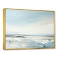 thumbnail image 2 of Designart "Serene Beach Horizon In Soft Colors V" Coastal Minimalism Floater Framed Canvas Art Print, 2 of 5